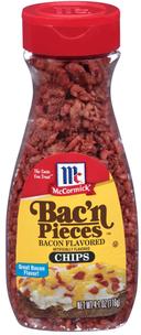 Mccormick Imitation Bacon Chips, 4.1 Ounce -- 6 per case.