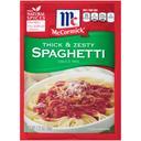 Mccormick Thick and Zesty Spaghetti Sauce, 1.37 Ounce -- 12 per case.