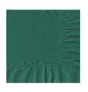 Lapaco 2 Ply Forest Green Beverage Napkin, 200 count per pack -- 5 per case.