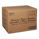 Lapaco Plain 3 Ply White Soft Center Beverage Napkin -- 2000 per case.
