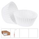 Lapaco White Round Baking Cup, 3.5 x 1.5 x 1 inch -- 10000 per case.