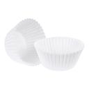 Lapaco White Round Baking Cup, 4 1/2 inch -- 10000 per case.