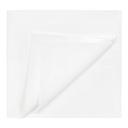 Lapaco 3 Ply White Folded Paper Table Cover, 54 x 54 inch -- 50 per case.