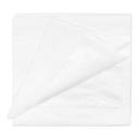 Lapaco 2 Ply White Folded Paper Table Cover, 54 X 108 inch -- 25 per case.