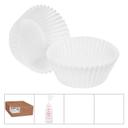 Lapaco White Round Baking Cup, 5 inch -- 10000 per case.