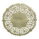 Lapaco Gold Foil 10 inch Round Lace Doilie -- 500 per case.