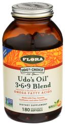 Flora Udos Oil Omega Fatty Acid 369 Blend Vegetarian Softgel, 180 count