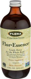 Flora Flor Essence Organic Detox Dietary Supplement, 17 Fluid Ounce