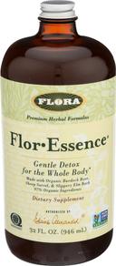 Flora Flor Essence Organic Detox Dietary Supplement, 32 Fluid Ounce