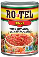 Ro Tel Extra Hot Diced Tomato, 10 Ounce Can -- 12 per case