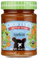 Crofter's Organic Just Fruit Spread Apricot Sread, 10 Ounce -- 6 per case