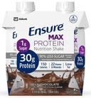 Ensure Max Protein Milk Chocolate Nutrition Shake, 11 Fluid Ounce -- 12 per case.