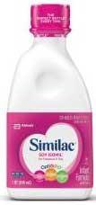 Similac Soy Isomil Infant Formula with Iron, 32 Ounce Bottle -- 4 per case
