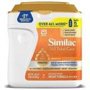 Similac 360 Total Care Sensitive For Fussiness and Gas Milk Based Powder Infant Formula with Prebiotics, 29.5 Ounce Tub -- 4 per case
