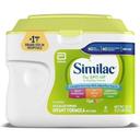 Similac For Spit Up Non Gmo Milk Based Powder Infant Formula with Iron, 19.5 Ounce Tub -- 6 per case