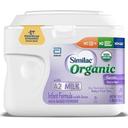 Similac Organic Gentle Easy To Digest A2 Milk Based Powder Infant Formula with Iron, 20.6 Ounce Tub -- 4 per case