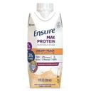Ensure Max Protein Creamy Peach Nutrition Shake - Tetra Pack, 330 Milliliter -- 12 per case