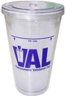Cooper Double Wall Thermometer Value Cup, 16 Ounce -- 12 per case