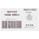 Farmland Skinned Poly Free Jowl Pork, 50 Pound.