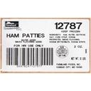 Farmland Flat Ham Patty, 2 Ounce -- 12 pound