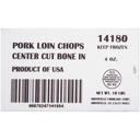 Farmland Gold Medal Bone In Center Cut Pork Chop, 4 Ounce.