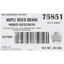 Farmland Smoked Slab Sliced Bacon, 30 Pound.