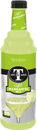 Mr and Mrs T Light Margarita Mix, 33.8 Fluid Ounce -- 6 per case.