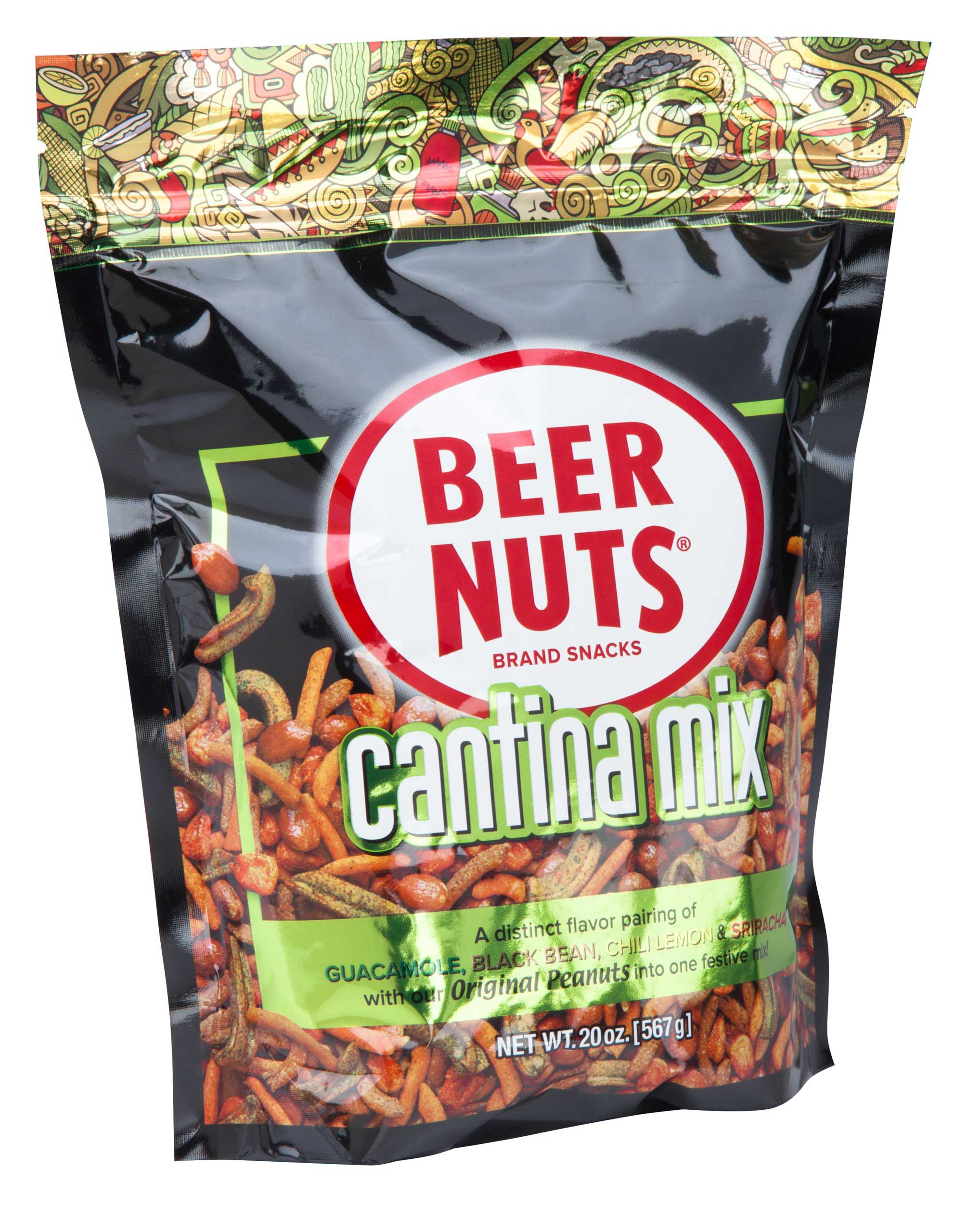 Beer Nuts Cantina Mix - Sup Bag, 20 Ounce -- 8 per case.