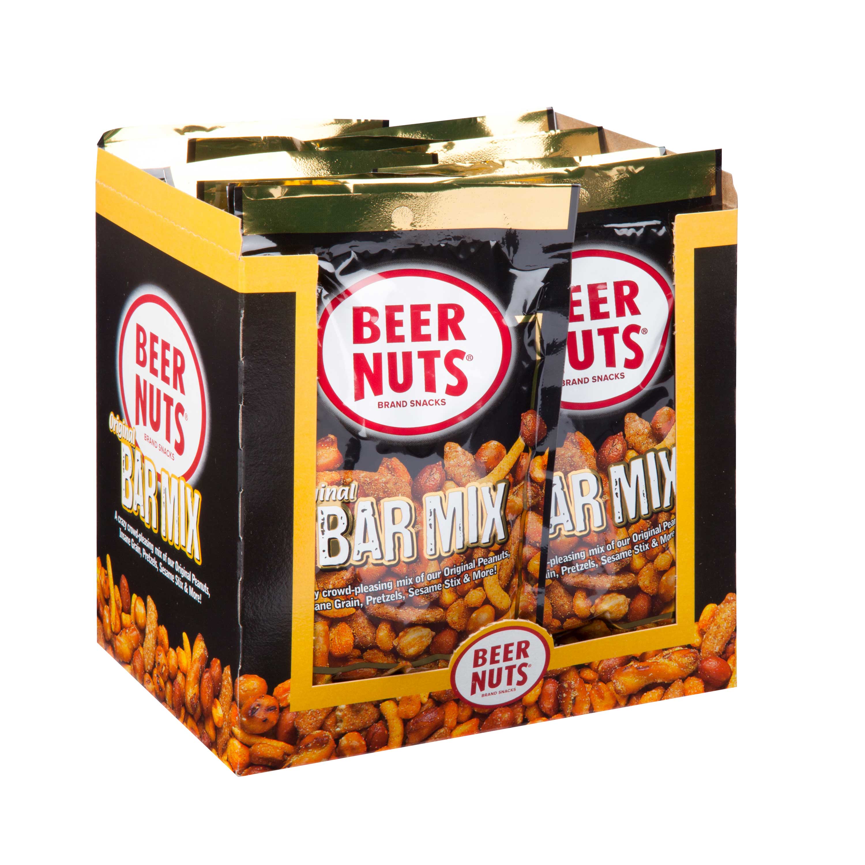 Beer Nuts Bar Mix, 3.25 Ounce -- 48 per case.