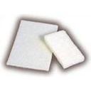 ACS White Fine Non-Abrasive Scrub Pad, 6 x 9 inch -- 60 per case.