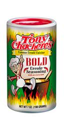 Tony Chacheres Bold Creole Seasoning, 7 Ounce -- 6 per case.
