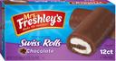 Mrs.Freshleys Creme Filled Swiss Roll Cake, 12 Ounce -- 24 per case.