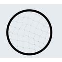 AmerCareRoyal Black Lightweight Latex Free Hairnet, 24 inch -- 144 per case.