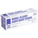 Royal Blue Stripe Classy Cap -- 1000 per case.
