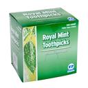 Royal Individual Paper Wrapped Mint Toothpick, 500 count per pack -- 12 per case.