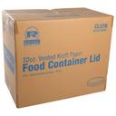 Royal Kraft Vented Paper Food Container Lid, 32 Ounce -- 500 per case.