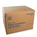 Royal Kraft Paper Food Container and Lid, 16 Ounce -- 250 per case.
