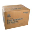 Royal Kraft Paper Food Container and Lid, 8 Ounce -- 250 per case.
