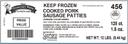 Odoms Tennessee Pride Value Fully Cooked Sliced Mild Sausage Patty, 12 Pound.