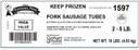 Odoms Tennessee Pride Value Fresh Mild Sausage Tube, 5 pound -- 2 per case