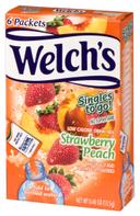 Welchs Strawberry Peach Powdered Drink Mix, 0.48 Ounce -- 12 per case