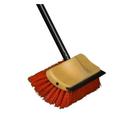 O-Cedar Commercial Bi-Level Floor Scrub Brush with Squeegee and Handle