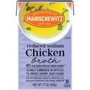 Manischewitz Aseptic Low Sodium Chicken Broth, 17 Fluid Ounce -- 12 per case