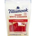 Tillamook Sharp White Cheddar Snack, 7.5 Ounce -- 12 per case