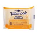 Tillamook Sliced Medium Cheddar Cheese, 12 Ounce -- 12 per case.