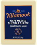 Tillamook Cape Meares Deli Cut Cheddar Cheese, 7 Ounce -- 12 per case