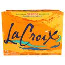 Lacroix Orange Sparkling Water, 12 Fluid Ounce Can -- 24 per case.