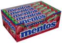 Mentos Chewy Mints Strawberry - box of 15 rolls, 24 boxes per case