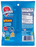 Air Heads Fruit Bites Candy, 3.8 Ounce Peg Bag -- 12 per case.