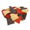 Mission Tri Color Triangle Tortilla Chips - 2 lb. bag, 6 per case